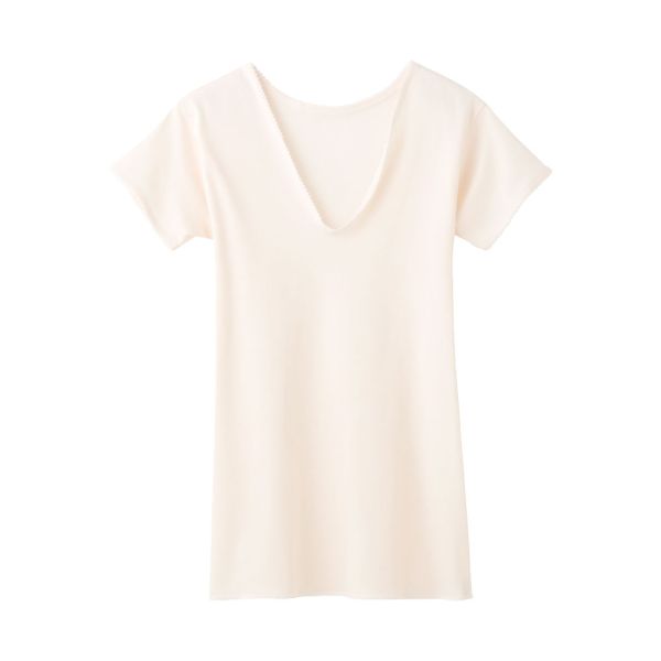 グンゼ GUNZE 快適工房 Vネック 三分袖 スリーマー レディース インナー シャツ 綿100％