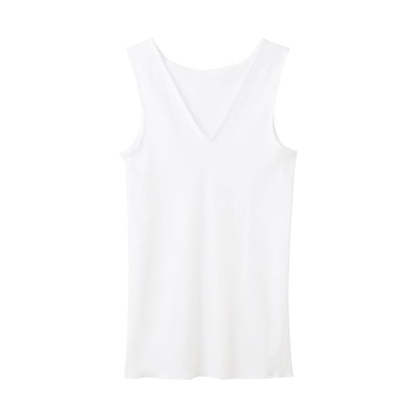 グンゼ GUNZE 快適工房 Vネック ノースリーブ スリーマー レディース インナー シャツ 綿100％