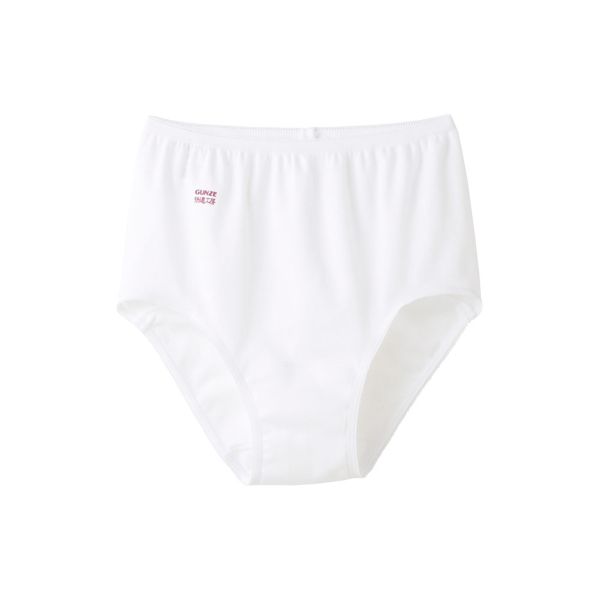 グンゼ GUNZE 快適工房 ショーツ 綿100％ 深め レディース ウエスト 足ぐりレース 単品