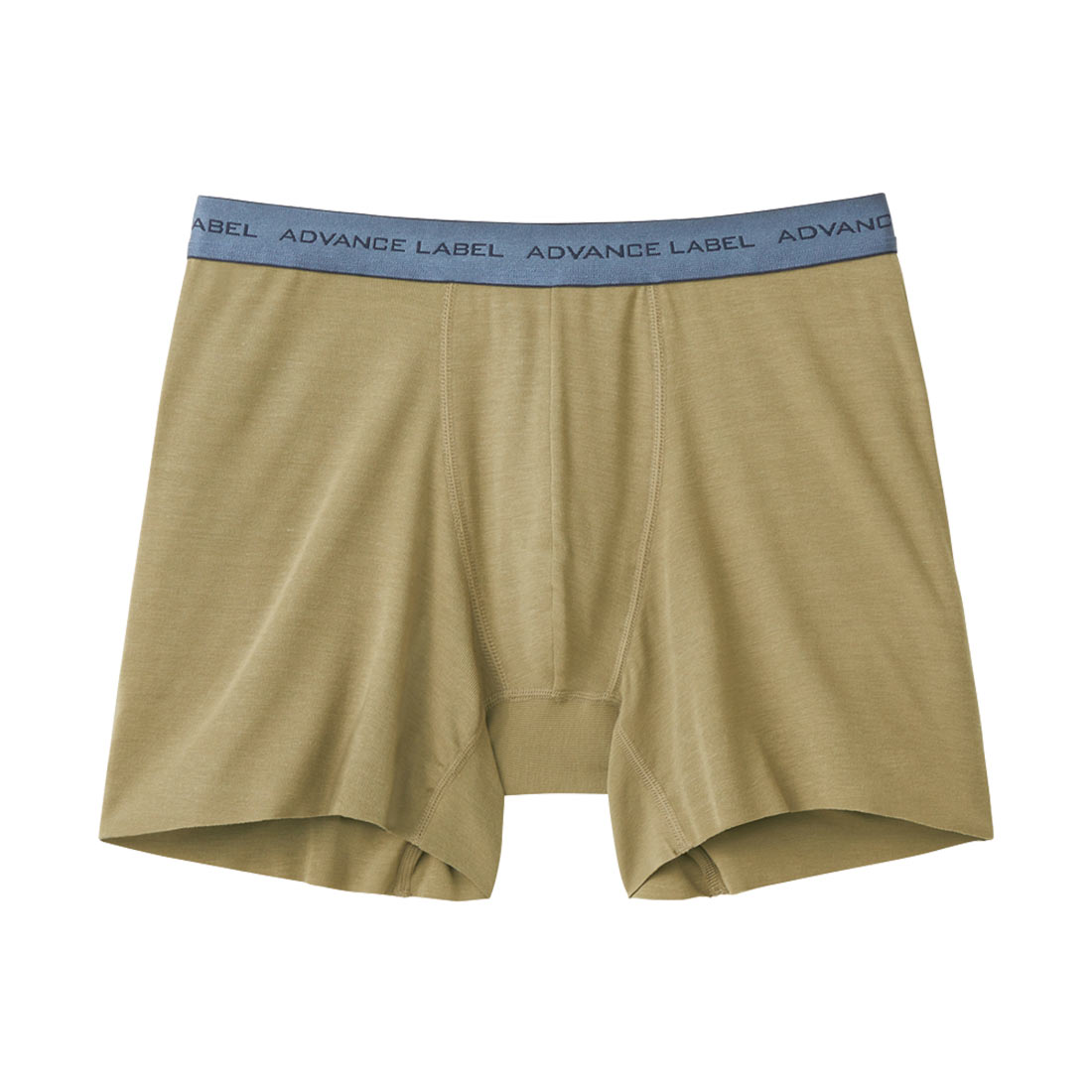 グンゼ GUNZE アドバンスレーベル ADVANCE LABEL セミロング ボクサーパンツ メンズ カットオフ 持続消臭(KH-カーキ-S)