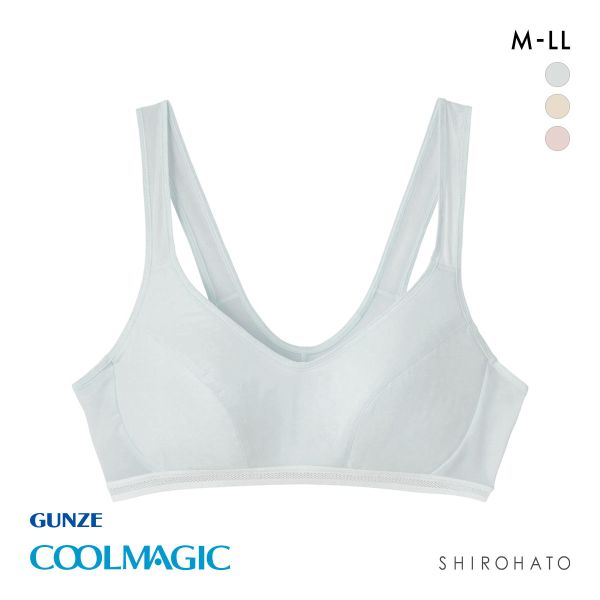 グンゼ GUNZE クールマジック COOLMAGIC ノンワイヤー ブラジャー レディース 単品