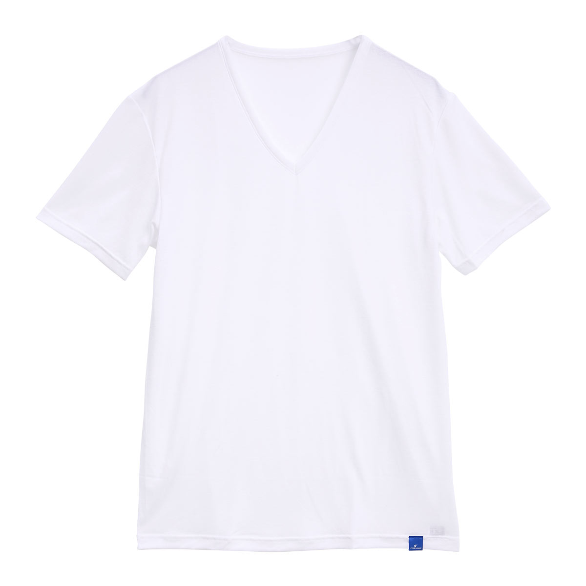 グンゼ GUNZE クールマジック COOLMAGIC 吸汗天竺VネックTシャツ 吸汗速乾 消臭 冷感(WH-ホワイト-M)