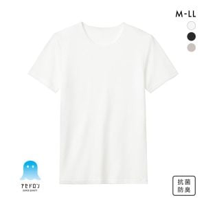 グンゼ GUNZE アセドロン 鹿の子 クルーネック Tシャツ 半袖 インナー メンズ