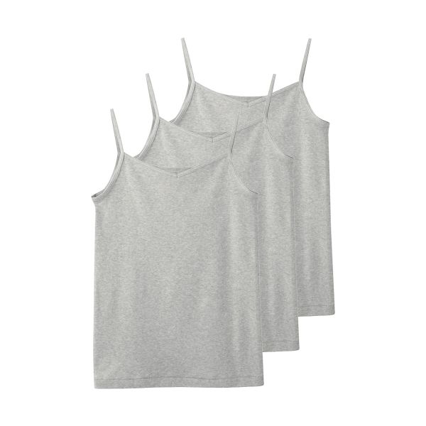 グンゼ GUNZE キテミル kitemiru 綿100％ 柔らかコットン キャミソール 3点セット