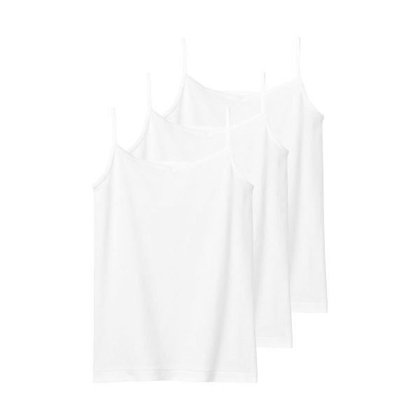 グンゼ GUNZE キテミル kitemiru 綿100％ 柔らかコットン キャミソール 3点セット