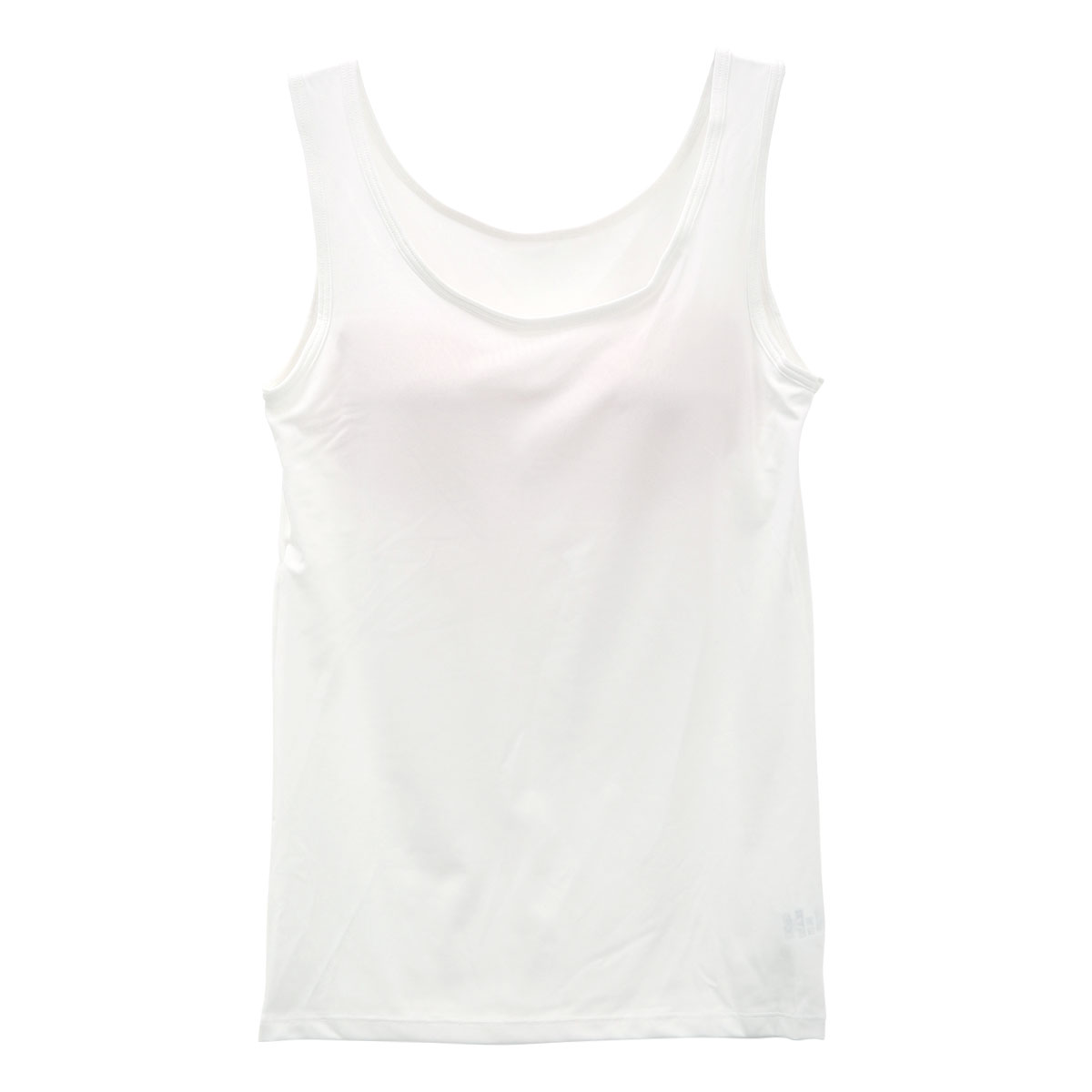 グンゼ GUNZE キテミル kitemiru タンクトップ カップ付き ブラいらず インナー 速乾DRY ブラトップ(OW-オフホワイト-M)