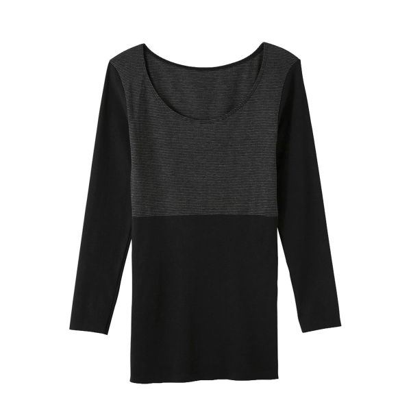 グンゼ GUNZE ホットマジック HOTMAGIC 8分袖 長袖 インナー 集中保温 発熱 シームレス 薄手 あったか