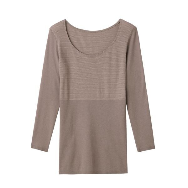 グンゼ GUNZE ホットマジック HOTMAGIC 8分袖 長袖 インナー 集中保温 発熱 シームレス 薄手 あったか