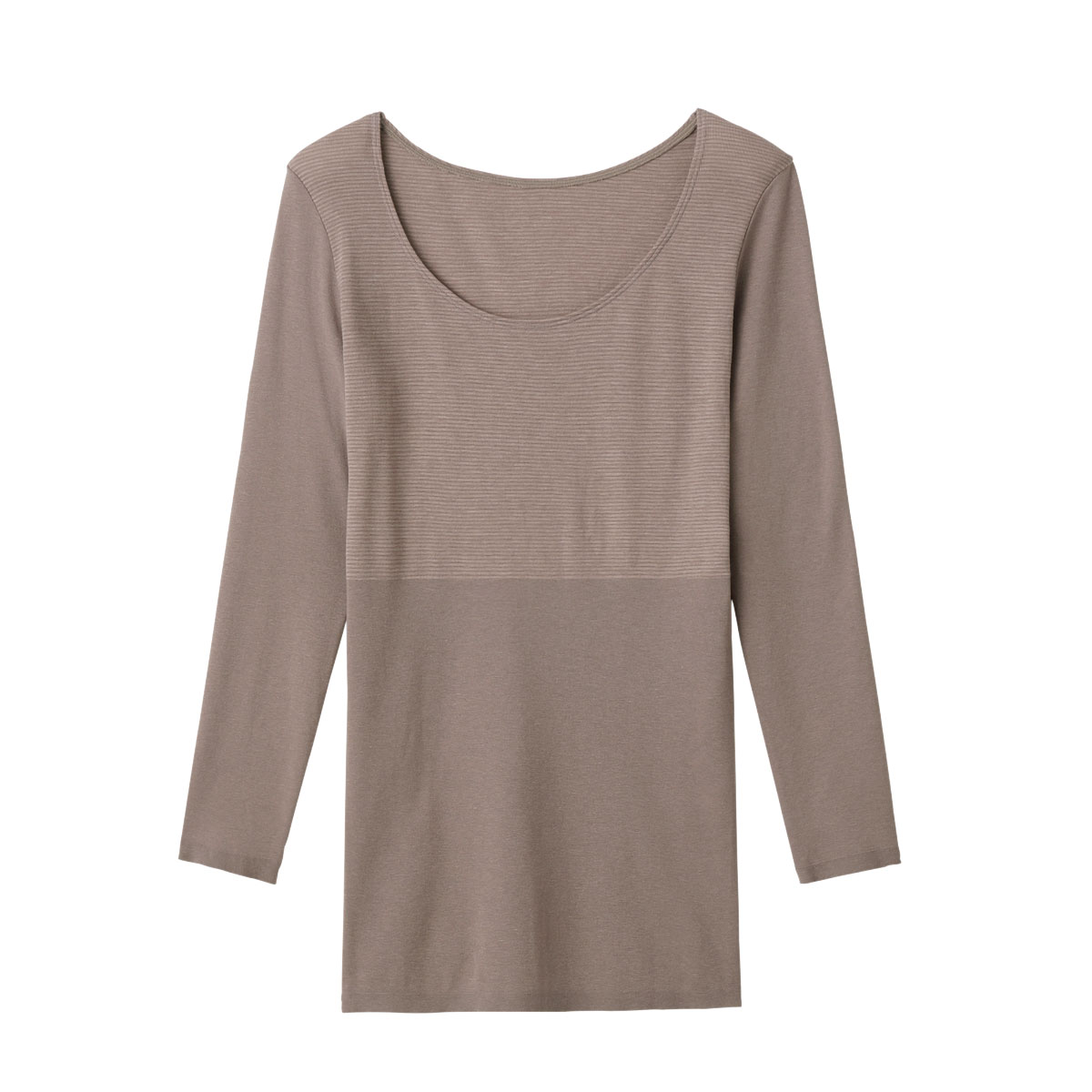 グンゼ GUNZE ホットマジック HOTMAGIC 8分袖 長袖 インナー 集中保温 発熱 シームレス 薄手 あったか(BE-ベージュ-M)