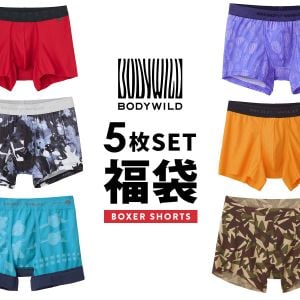 グンゼ BODY WILD ボクサーパンツ お楽しみ福袋 5枚セット メンズ アンダーウェア GUNZE ボディワイルド 大きいサイズ