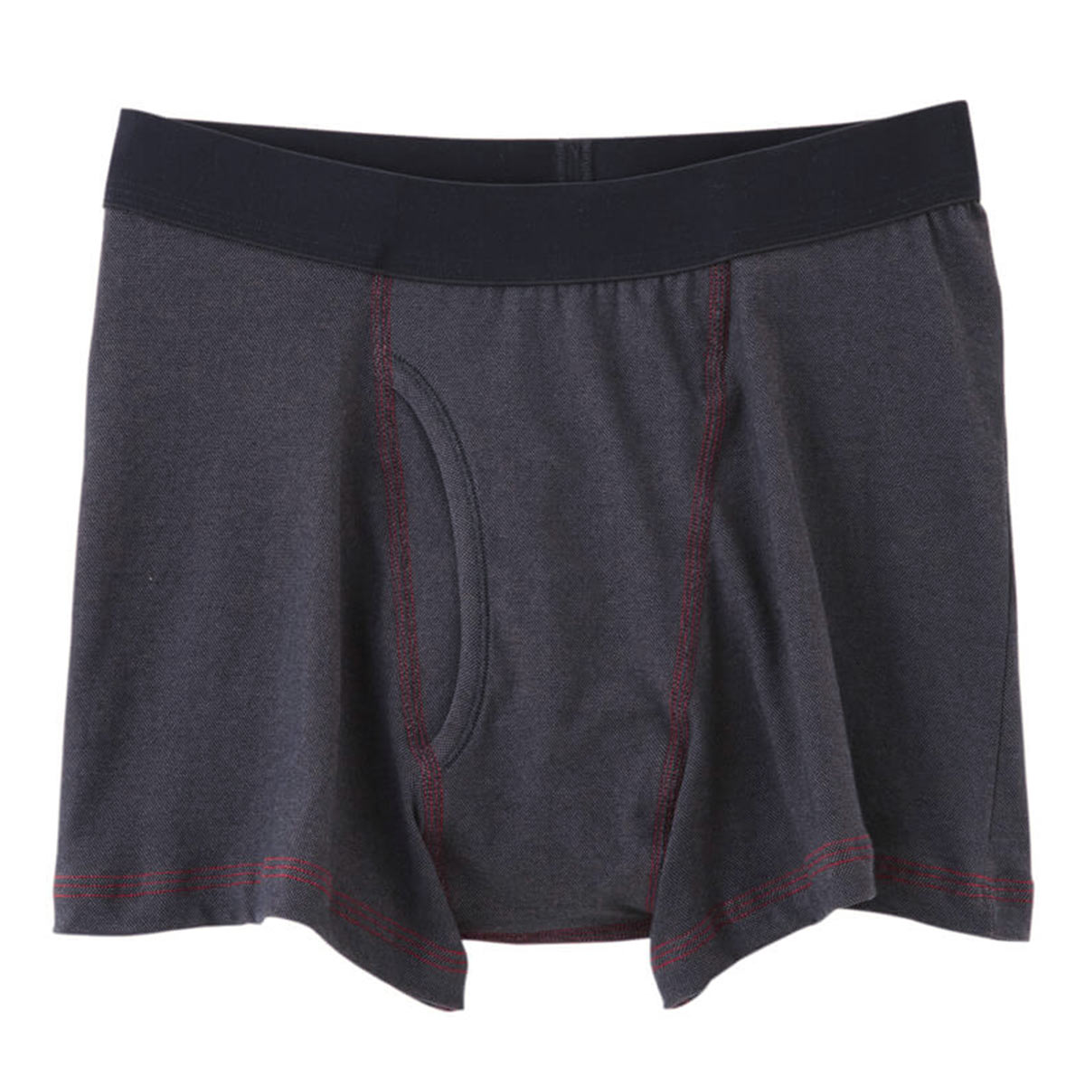 グンゼ GUNZE ネクスタイル NEXTYLE 尿じみ対応 デニム調ボクサーパンツ(BK-ブラック-M)