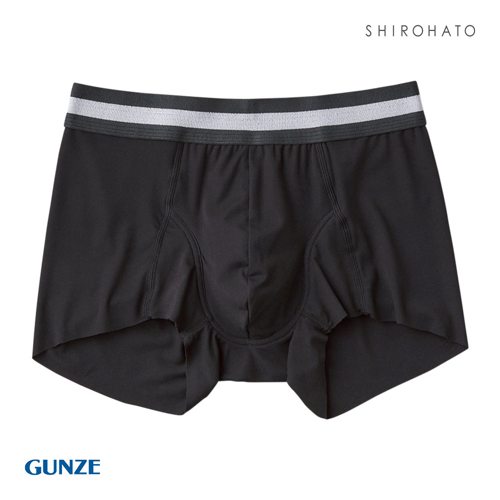 グンゼ GUNZE ネクスタイル NEXTYLE ボクサーブリーフ メンズ 前とじ 尿シミ対応 大きいサイズ(BK-ブラック-M)