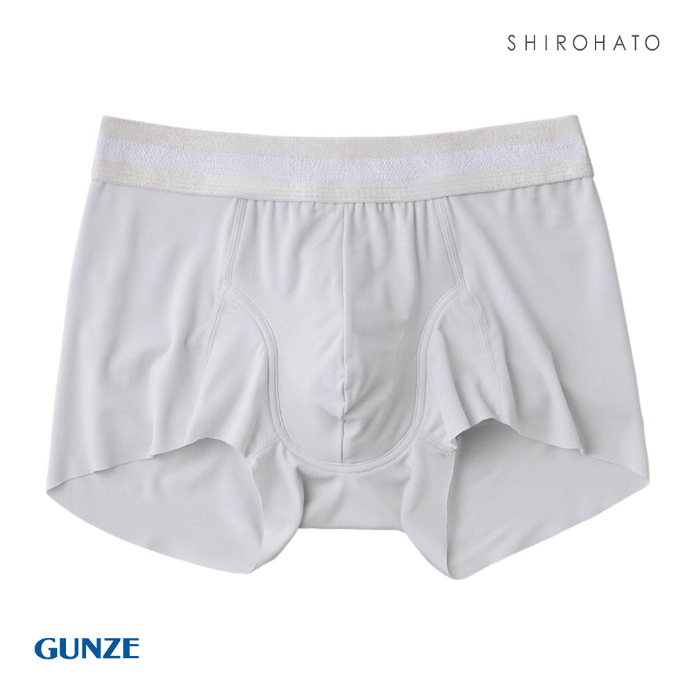 グンゼ GUNZE ネクスタイル NEXTYLE ボクサーブリーフ メンズ 前とじ 尿シミ対応 大きいサイズ(LGY-薄グレー-M)