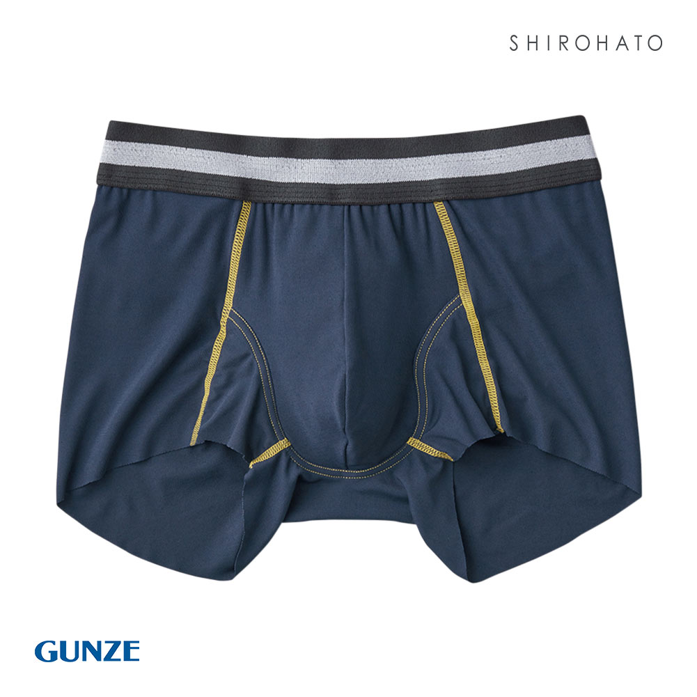 グンゼ GUNZE ネクスタイル NEXTYLE ボクサーブリーフ メンズ 前とじ 尿シミ対応(NV-ネイビー-M)
