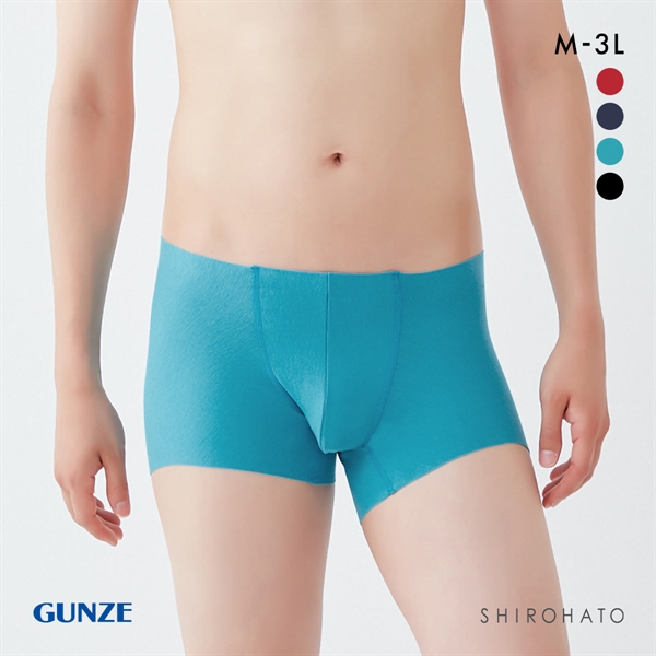グンゼ GUNZE ネクスタイル NEXTYLE 切りっぱなし ボクサーブリーフ ウエストゴムなし 前とじ M L LL 3L