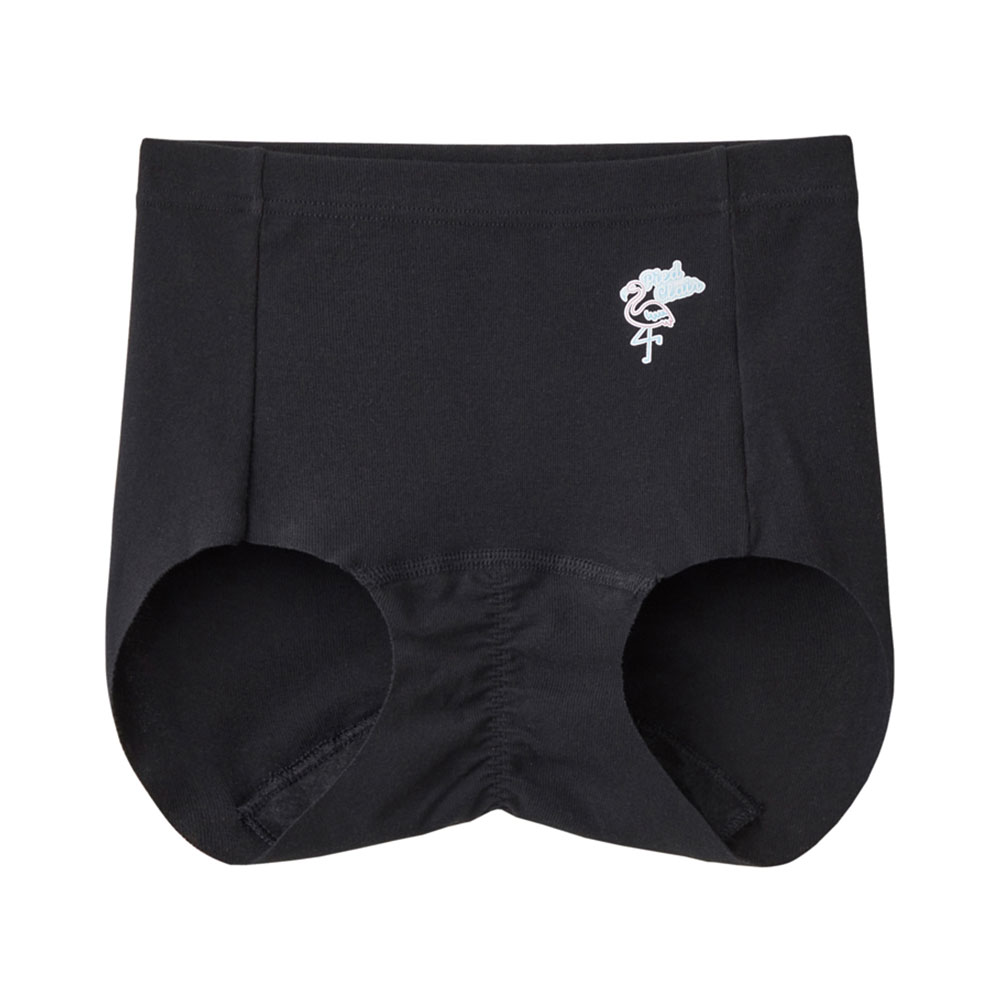グンゼ GUNZE ピエ クレール pied clair サニタリーショーツ 羽つきナプキン対応 カットオフタイプ 生理用 ジュニア キッズ 単品(BK-ブラック-140)