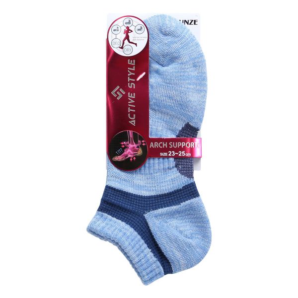 グンゼ GUNZE アクティブスタイル スニーカー丈ソックス 靴下 レディース スポーツソックス