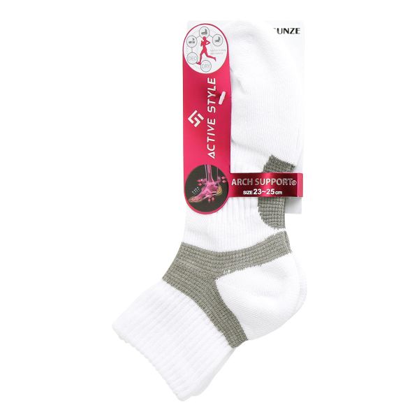 グンゼ GUNZE アクティブスタイル クルー丈 ソックス 靴下 レディース スポーツソックス