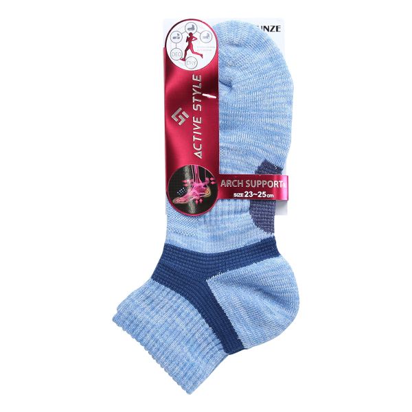 グンゼ GUNZE アクティブスタイル クルー丈 ソックス 靴下 レディース スポーツソックス