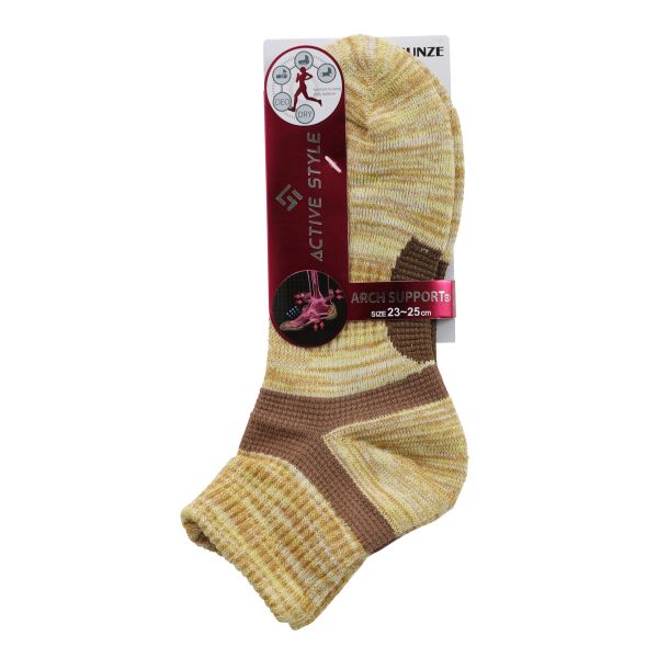 グンゼ GUNZE アクティブスタイル クルー丈 ソックス 靴下 レディース スポーツソックス