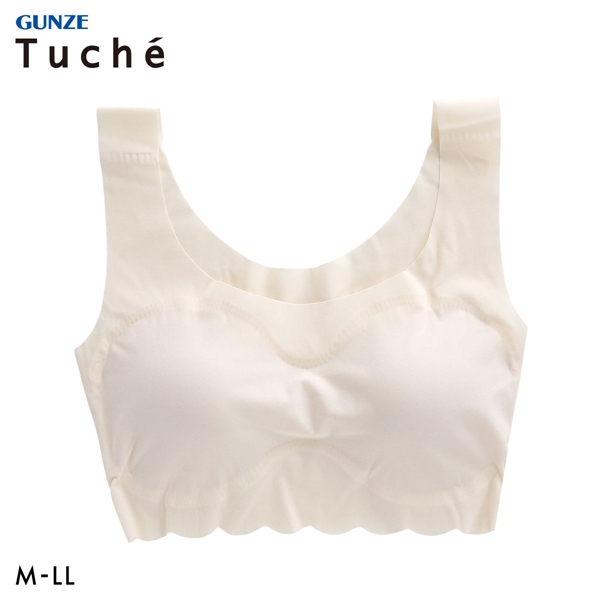 グンゼ GUNZE トゥシェ Tuche 縫い目ZERO 完全無縫製 ハーフトップ レディース ノンワイヤー ブラジャー ワイヤレスブラ 単品