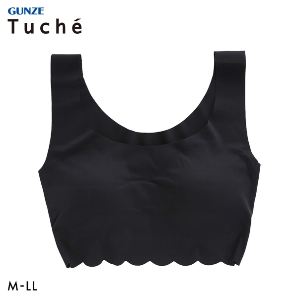 グンゼ GUNZE トゥシェ Tuche 縫い目ZERO 完全無縫製 ハーフトップ レディース ノンワイヤー ブラジャー ワイヤレスブラ 単品