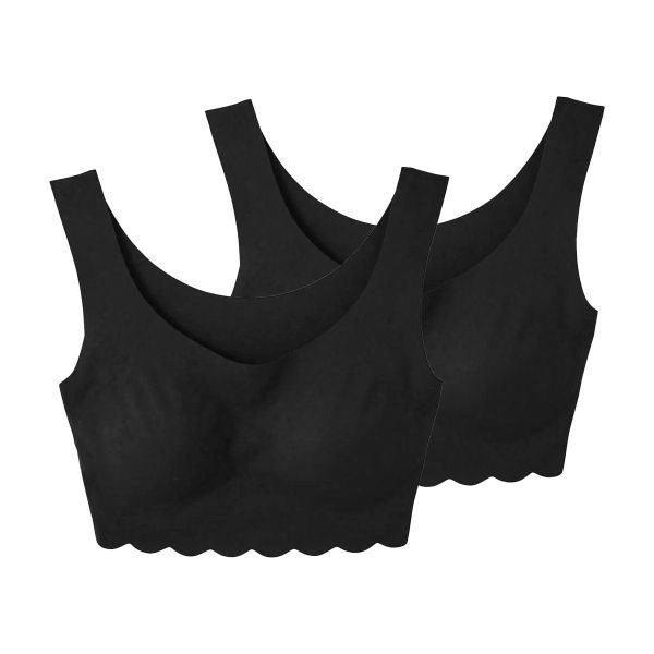 グンゼ GUNZE トゥシェ Tuche 縫い目ZERO 完全無縫製 ハーフトップ 2枚セット レディース ノンワイヤー ブラジャー ワイヤレスブラ