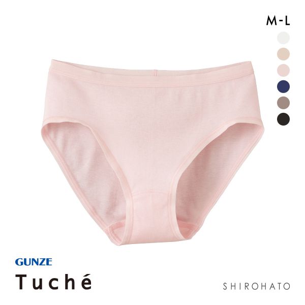 グンゼ GUNZE トゥシェ Tuche 着るコスメ スタンダードショーツ 綿100％ 天然美容成分配合
