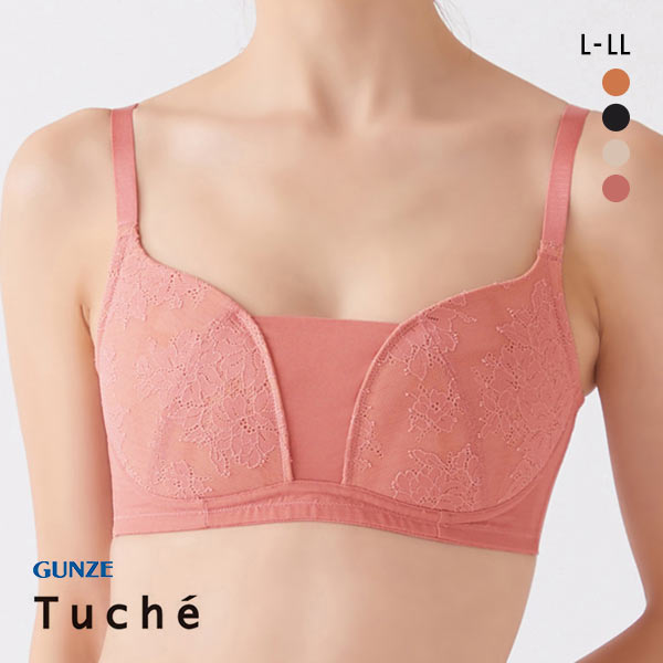 グンゼ GUNZE トゥシェ Tuche ミューズメーカー MUSE MAKER 胸を小さく見せるブラ ブラジャー レディース 単品
