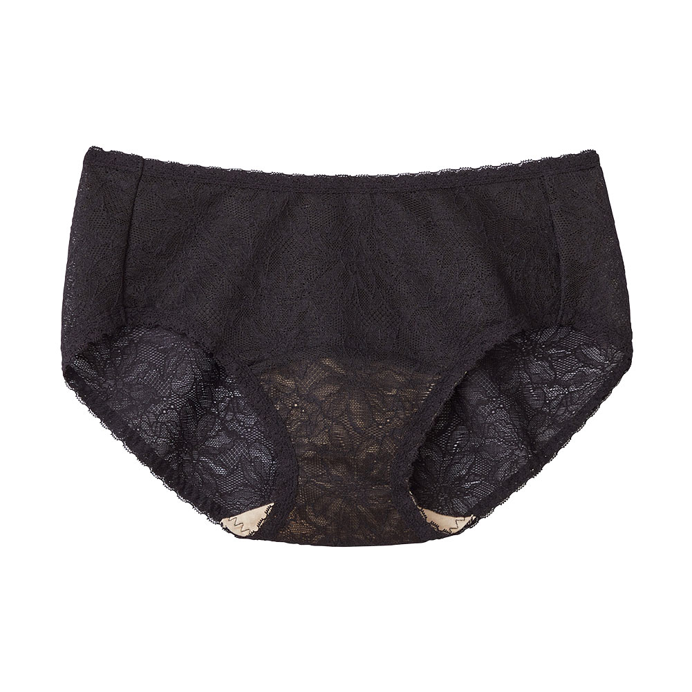 グンゼ GUNZE トゥシェ Tuche more more sheer BRA ペアショーツ スタンダード レギュラー 単品(BK-ブラック-M)