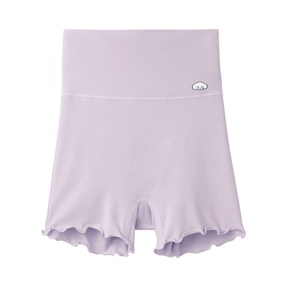 グンゼ GUNZE トゥシェ Tuche NIGHT ハラマキ付 ショーツ レディース 腹巻 1分丈 レーヨン混(LC-ライラック-M)