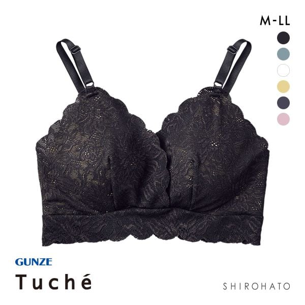 グンゼ GUNZE トゥシェ Tuche チェリッシュムーン cherish moon ブラレット ノンワイヤー ブラジャー 単品