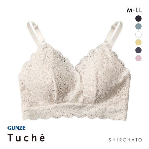 グンゼ GUNZE トゥシェ Tuche チェリッシュムーン cherish moon ブラレット ノンワイヤー ブラジャー 単品