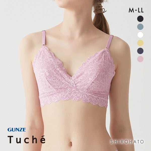 グンゼ GUNZE トゥシェ Tuche チェリッシュムーン cherish moon ブラレット ノンワイヤー ブラジャー 単品