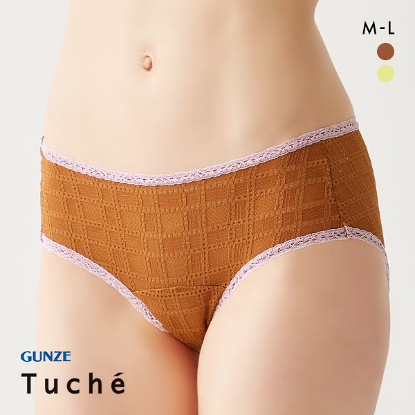 グンゼ GUNZE トゥシェ Tuche ハーフショーツ スタンダード レディース 総レース 単品