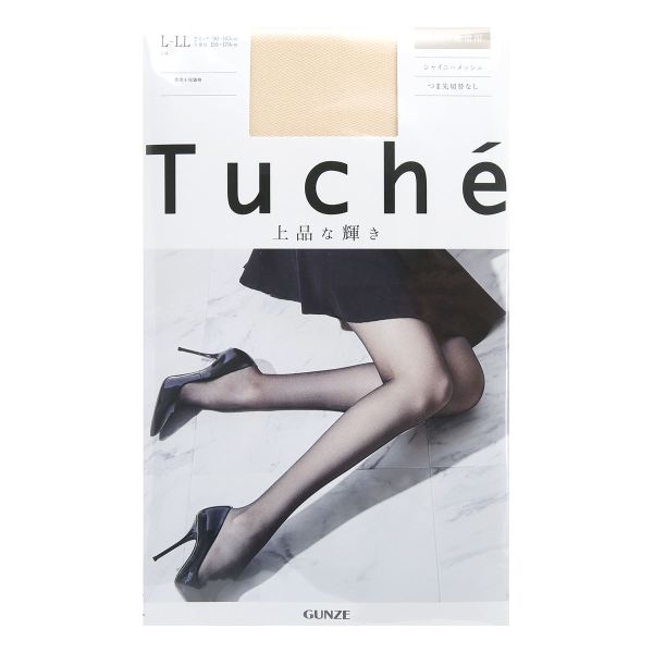 グンゼ GUNZE トゥシェ Tuche シャイニーメッシュ ストッキング 日本製
