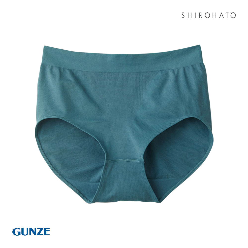 グンゼ GUNZE トゥシェ Tuche 3D立体成型編み ハイゲージ ショーツ スタンダード 単品(GR-グリーン-M)