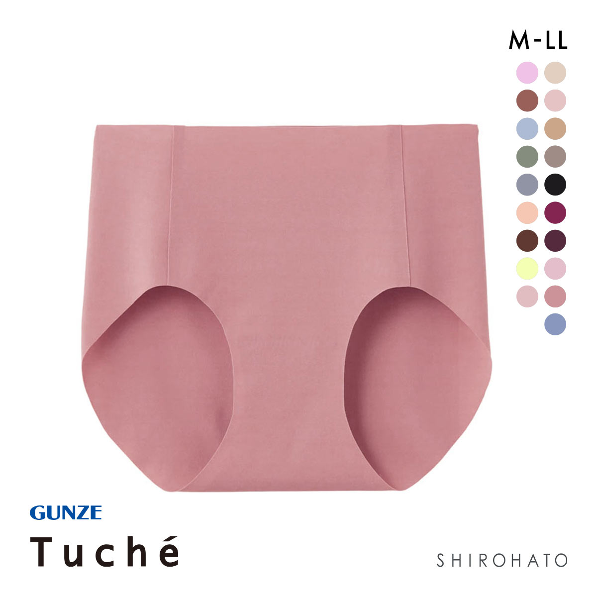 グンゼ GUNZE トゥシェ Tuche 縫い目0 ハーフショーツ(PE-ピーチ-M)