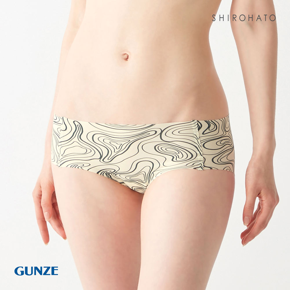グンゼ GUNZE トゥシェ Tuche 完全無縫製 縫い目ゼロ スタンダード ショーツ レディース シームレス M L 単品(ECR-エクリュ-M)