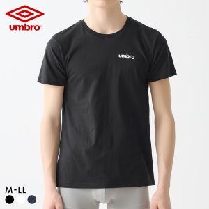 アンブロ UMBRO ワンポイントロゴ クルーネック Tシャツ メンズ 半袖 綿100％