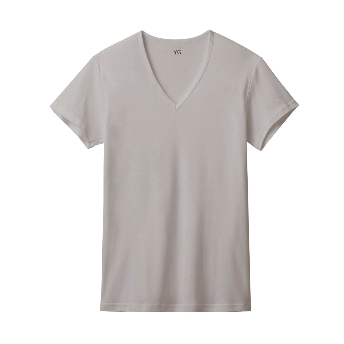 グンゼ GUNZE ワイジー YG ネクストラ NextRA+ DRY∞DEO Vネック Tシャツ メンズ 半袖 綿100％ 吸汗速乾 汗臭ケア(GY-グレー-M)