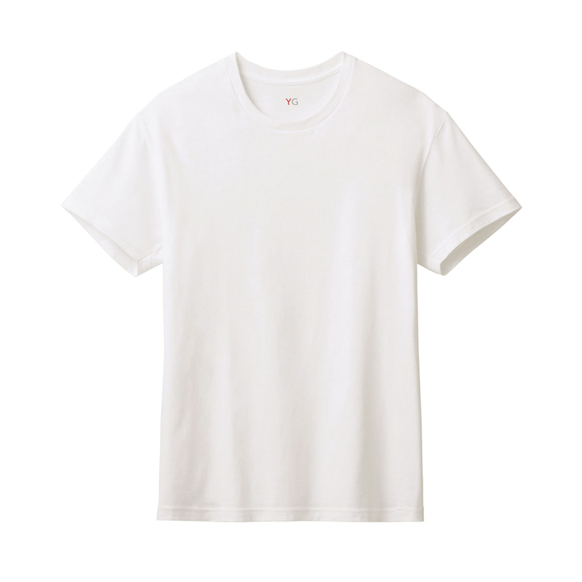 グンゼ GUNZE ワイジー YG ネクストラ NextRA+ DRY∞DEO クルーネック 半袖 Tシャツ メンズ 綿100％ 天竺 吸汗速乾 汗臭ケア(WH-ホワイト-M)