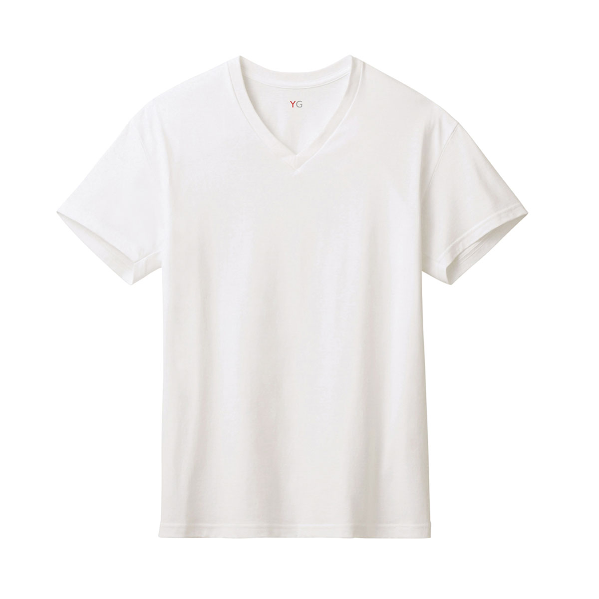 グンゼ GUNZE ワイジー YG ネクストラ NextRA+ DRY∞DEO Vネック 半袖 Tシャツ メンズ 綿100％ 天竺 吸汗速乾 汗臭ケア(WH-ホワイト-M)