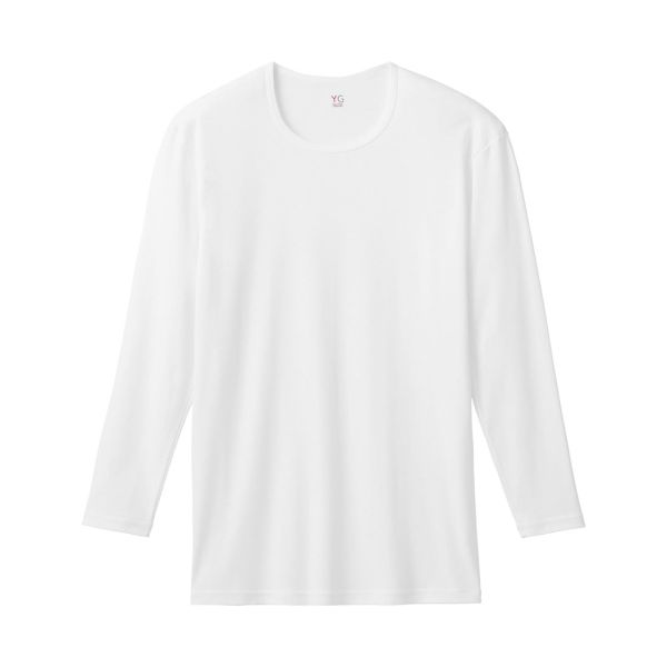 グンゼ GUNZE ワイジー YG ネクストラ NextRA+ WARM∞DEO クルーネック ロングスリーブシャツ メンズ 綿100％ 発熱綿 抗菌ブロック