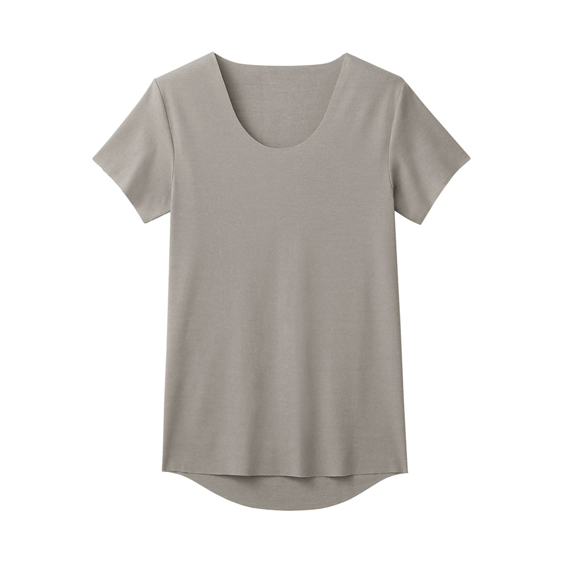グンゼ GUNZE ワイジー YG ネクストラ NextRA+ カットオフ CUT OFF クルーネック 半袖 Tシャツ メンズ 抗菌防臭 日本製(GY-グレー-M)