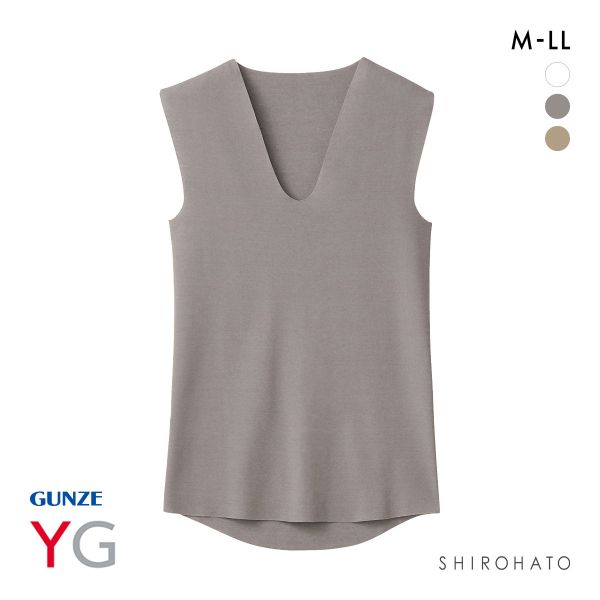 グンゼ ワイジー Vネック スリーブレスシャツ GUNZE YG