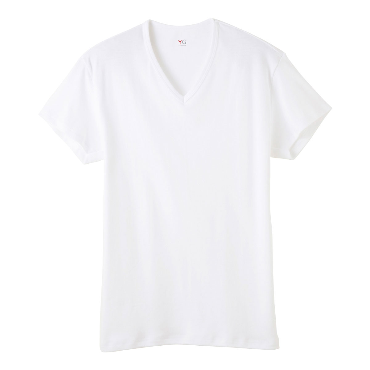 グンゼ GUNZE ワイジー YG ダブルホット Vネック 半袖 Tシャツ メンズ インナー あったか 保温(WH-ホワイト-M)