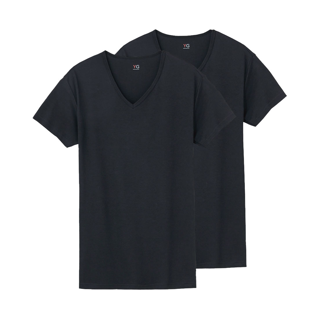 画材 yogyanya グンゼ GUNZE ワイジー YG DRY&COOL Vネック Tシャツ 2枚組