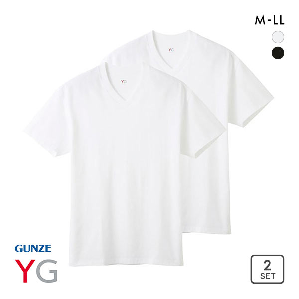 20%OFF グンゼ GUNZE ワイジー YG コットン100% Vネック Tシャツ 2枚組 メンズ インナー 天竺 20%OFF グンゼ GUNZE ワイジー YG コットン100% Vネック Tシャツ 2枚組 メンズ インナー 天竺