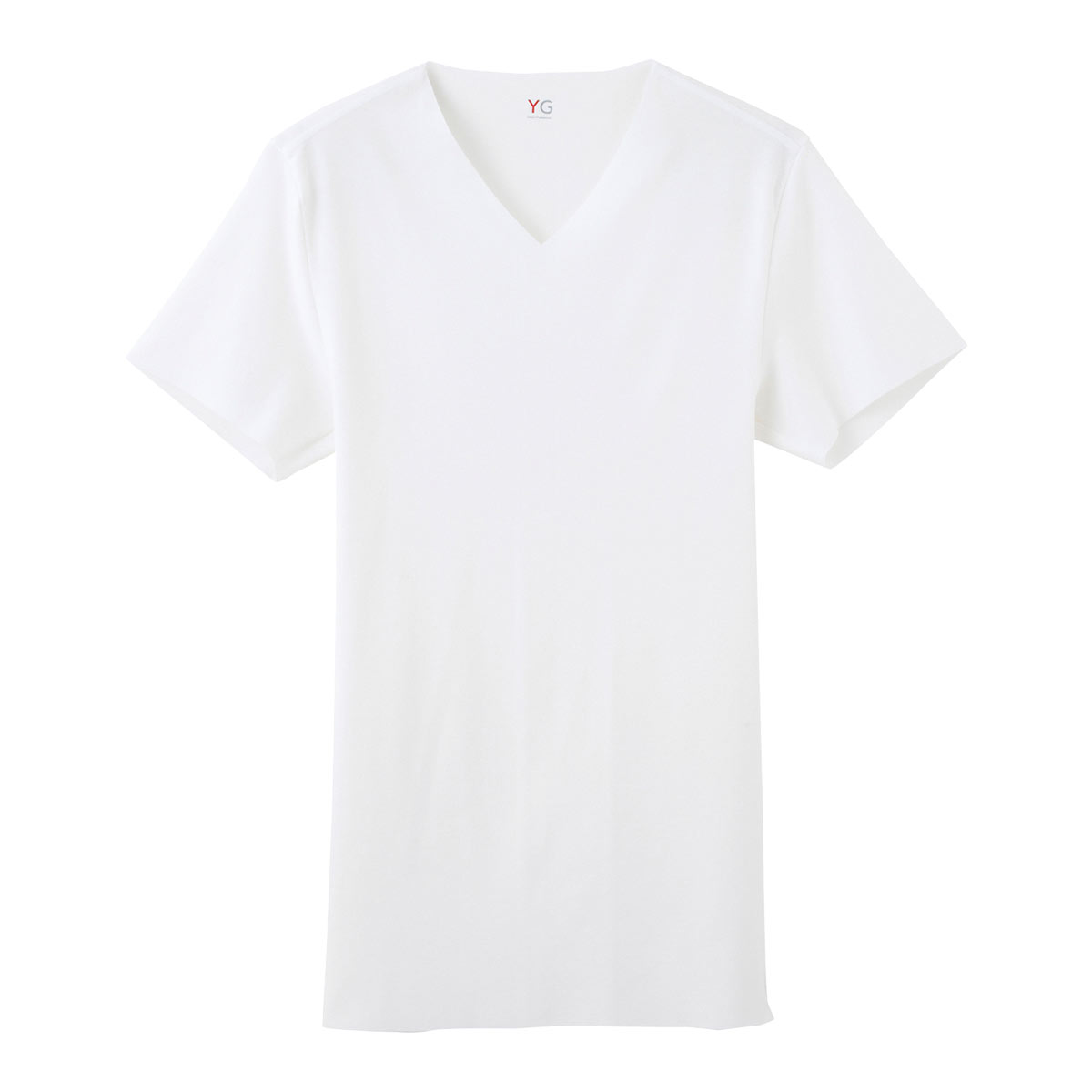 グンゼ GUNZE ワイジー YG カットオフ CUT OFF クールタイプ VネックTシャツ COOL(WH-ホワイト-M)
